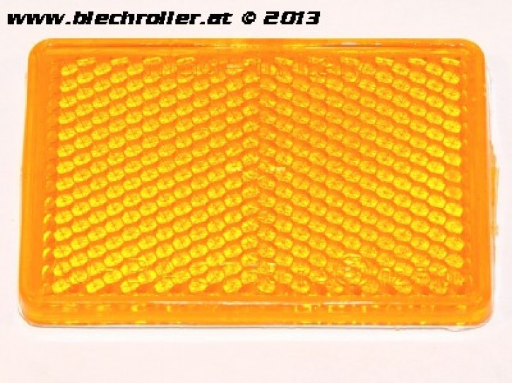 Seitenstrahler/Reflektor gelb - selbstklebend