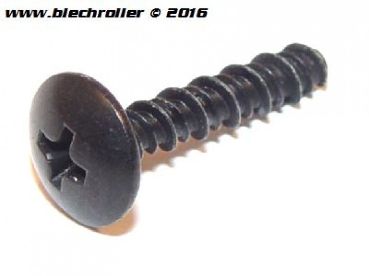 Blechschraube 4x20 mm, Kreuzschlitz, Flachkopf Ø 10mm, verzinkt