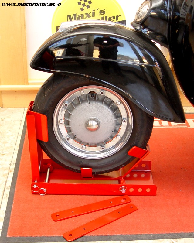 Transportsicherung Vorderrad Radwippe Motorrad- und Roller- Reifen